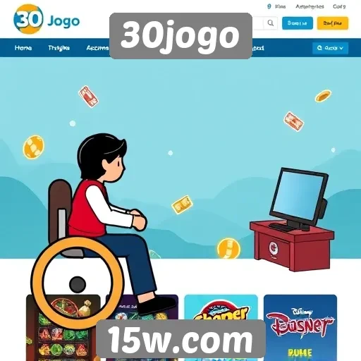 Acessibilidade e inclusão no site 30jogo